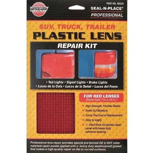 Plastic Lens Repair Kit - Red